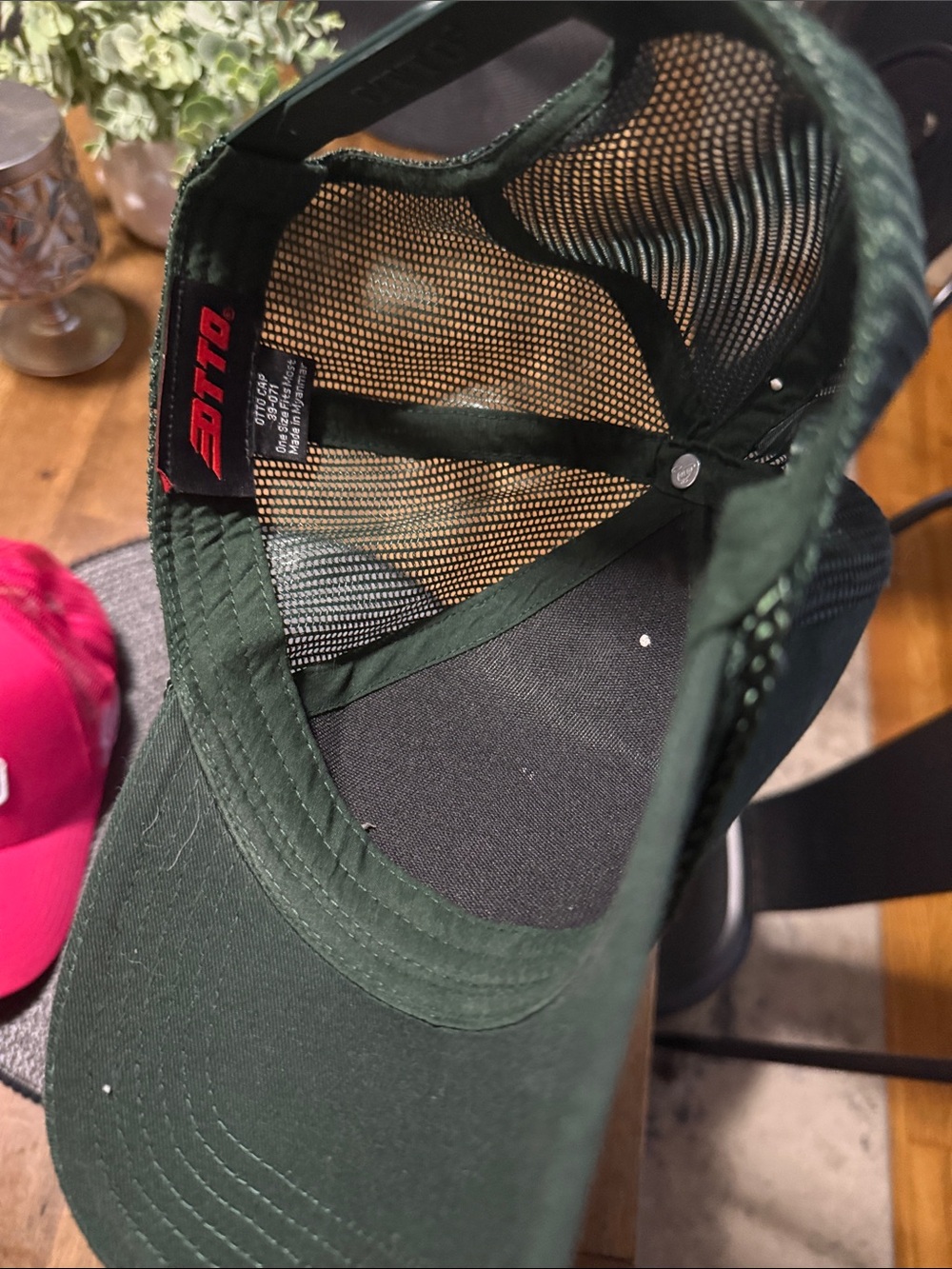Happy Dad Pink Trucker Hat - Men Accessories Hats - Picture 5 of 5